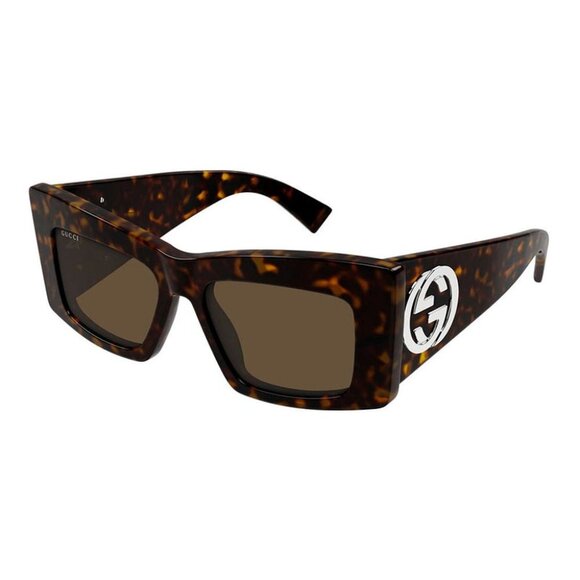 NEW GUCCI SUNGLASSES GUCCI GG1842S 002 HAVANA/BROWN EYEWEAR